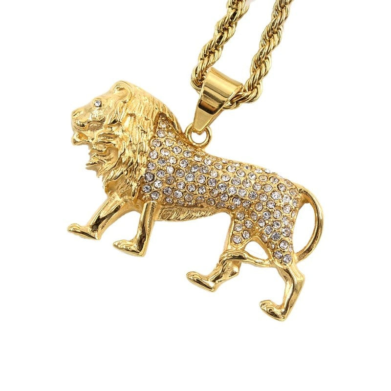 Halsband Lejon Diamanter