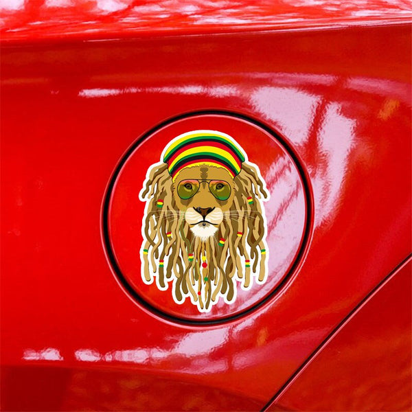 Sticker Rastafari Lejon