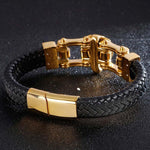 Läderarmband Med Lejon