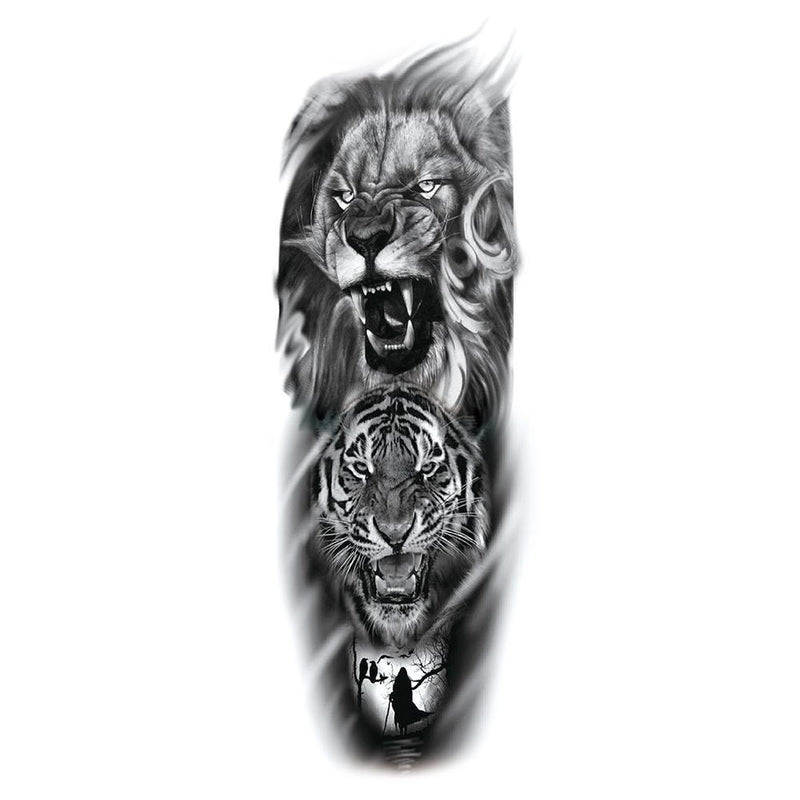 Temporär Tatuering Lejon
