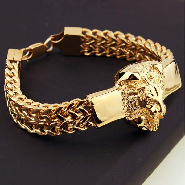 Lion Bracelet Gold