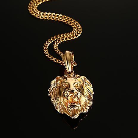 Gold Lion Halsband