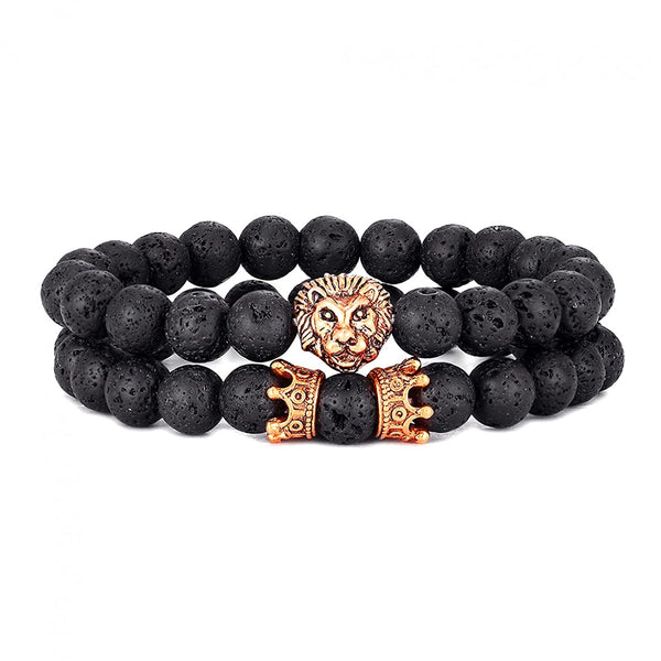 Lion King Gold-Black Armband
