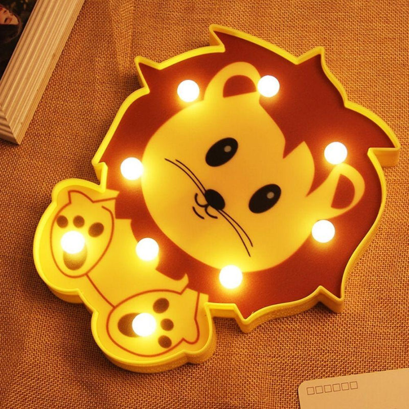 LED Lampa Baby Lejon