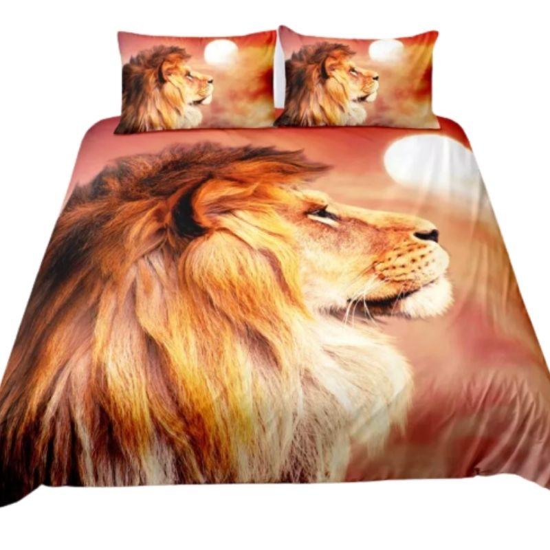 Sängkläder Med Lejonhuvud