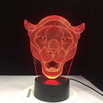 Röd Lejoninna Lampa Led