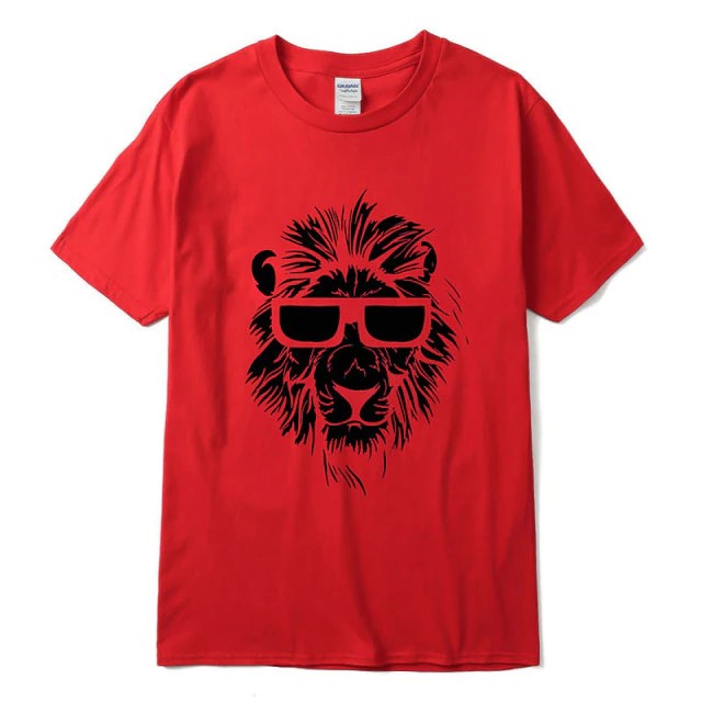 Lejonhuvud T-Shirt Herr