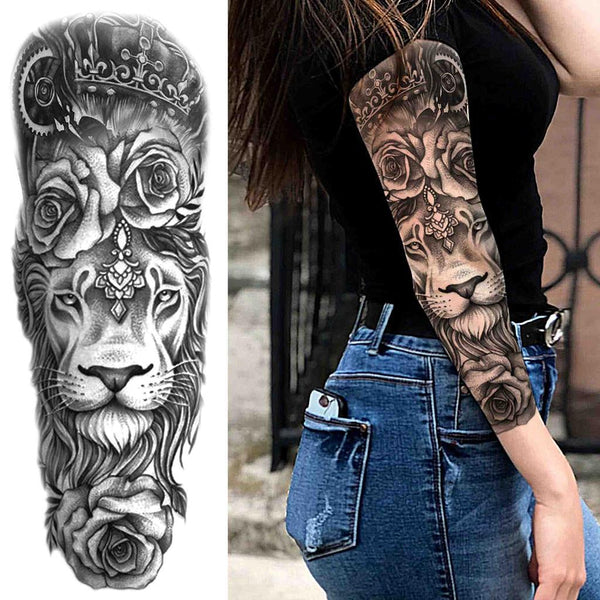 Tillfällig Tatuering Lejon